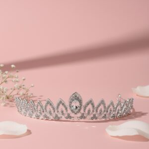 Elegant Pearl & Stone Tiara